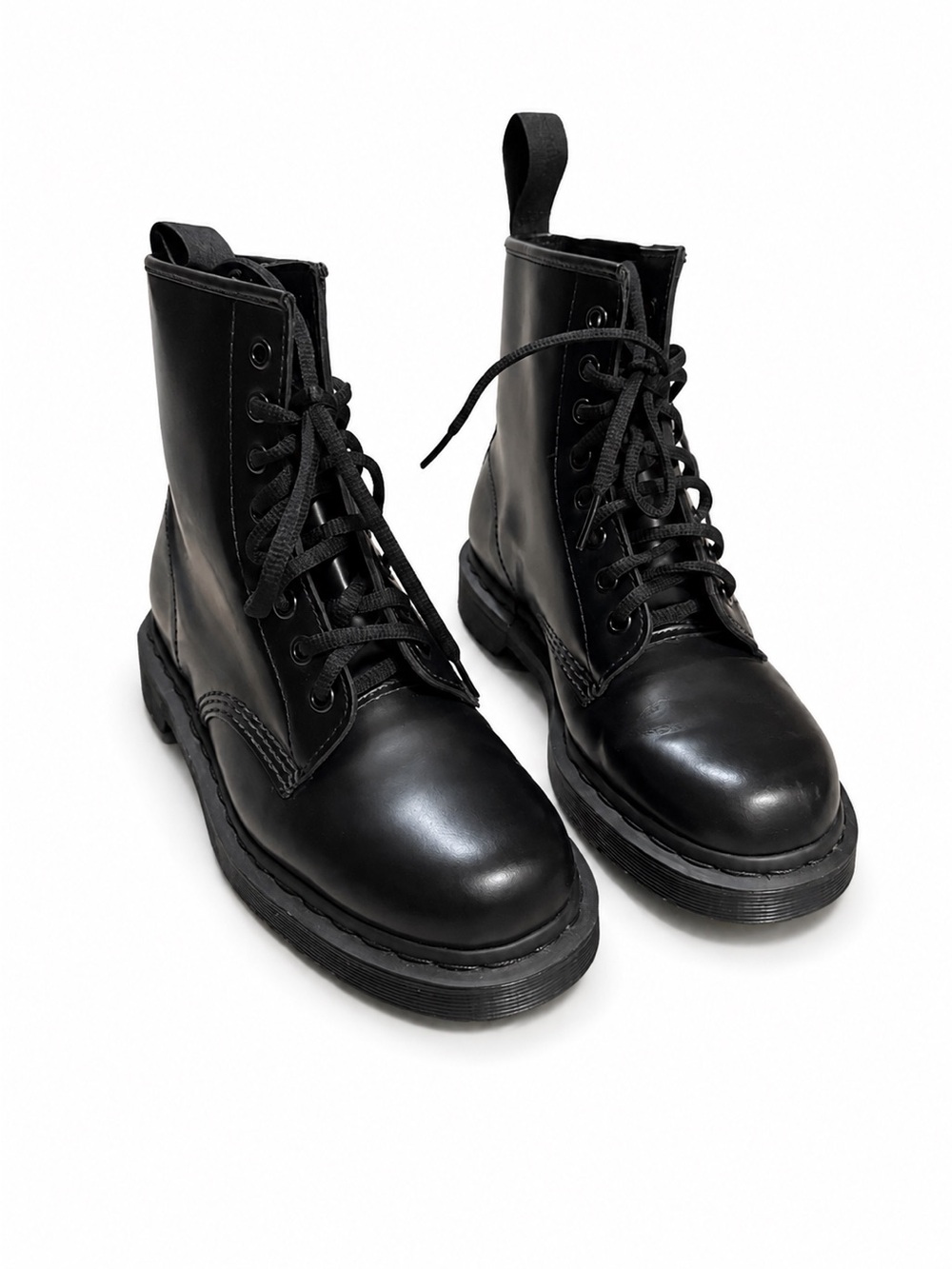 Clarks Black Leather Lace-Up Ankle Boots